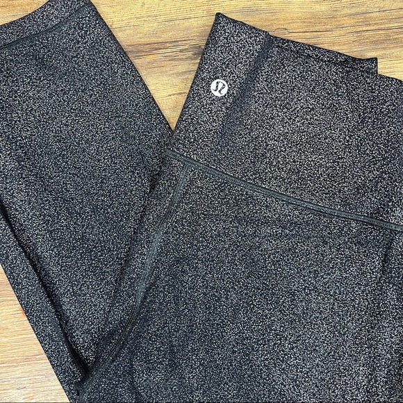 lululemon athletica Pants - Lululemon wunder under hr legging tight luminosity foil